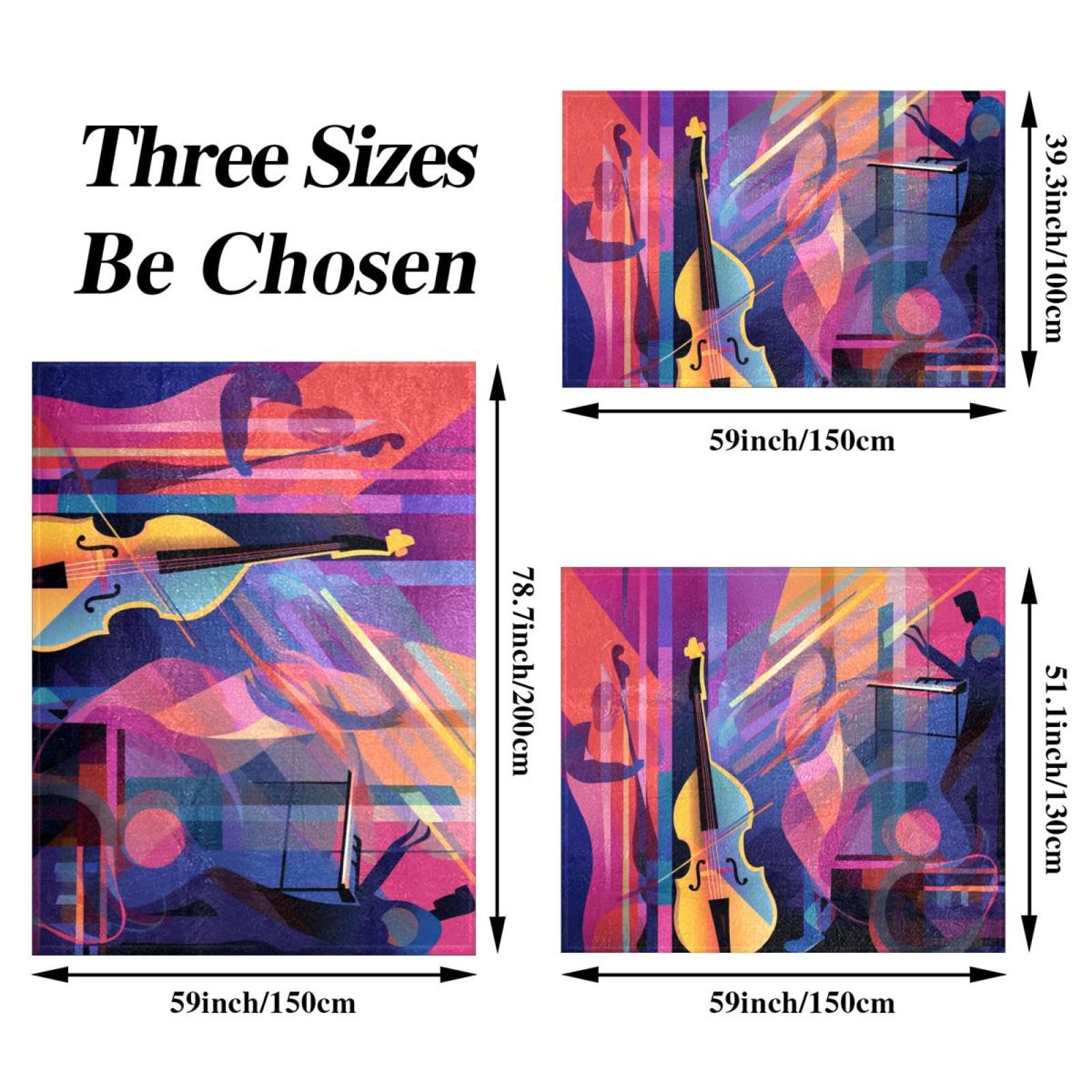 Amazon.com: Soft Throw Blanket,Couch Throw Blanket,Abstract Jazz
